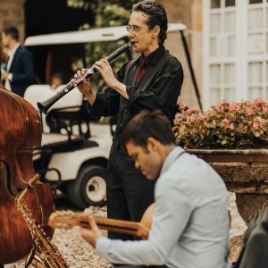 Groupe de musique Trio Jazz manouche lors d'un mariage évènementiel