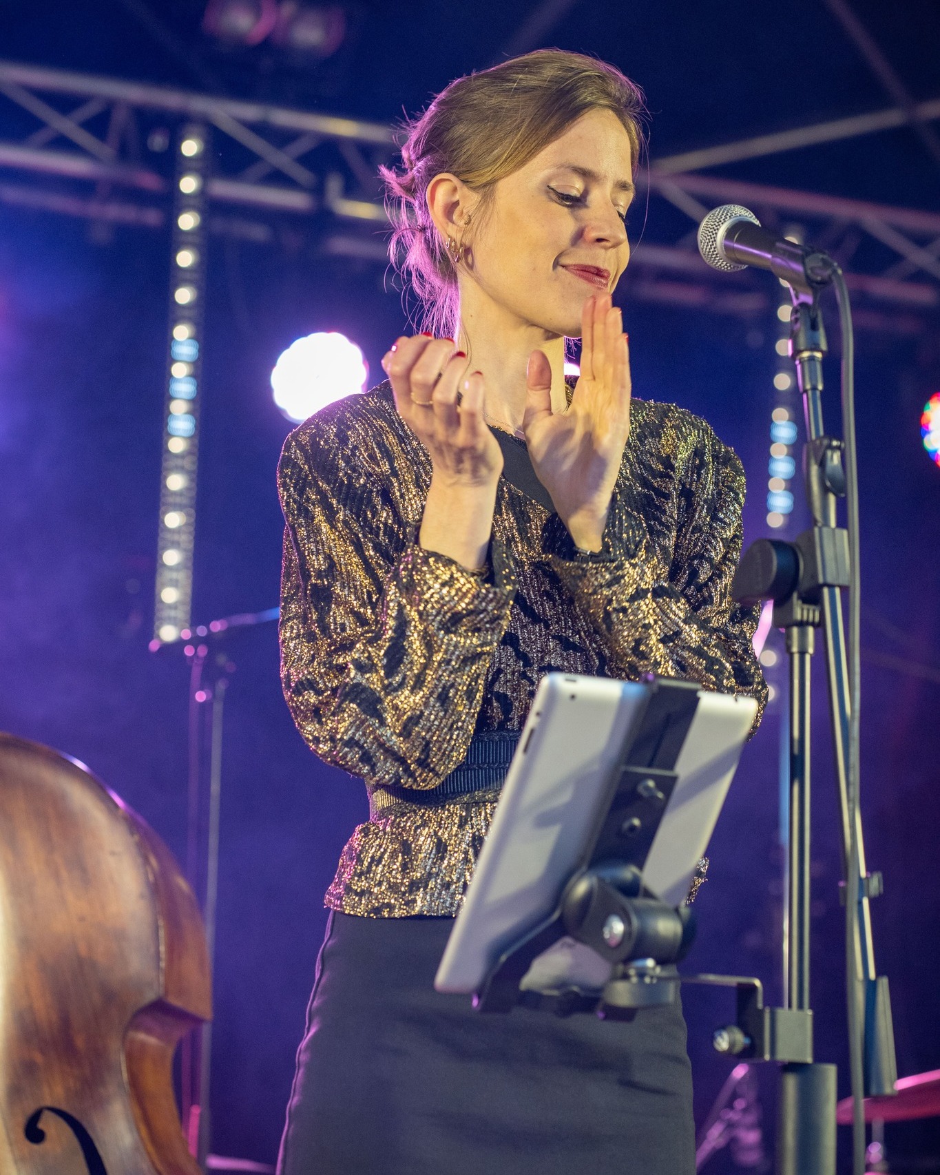 Gabrielle sandman, chanteuse sunny side, mariage et évènementiel